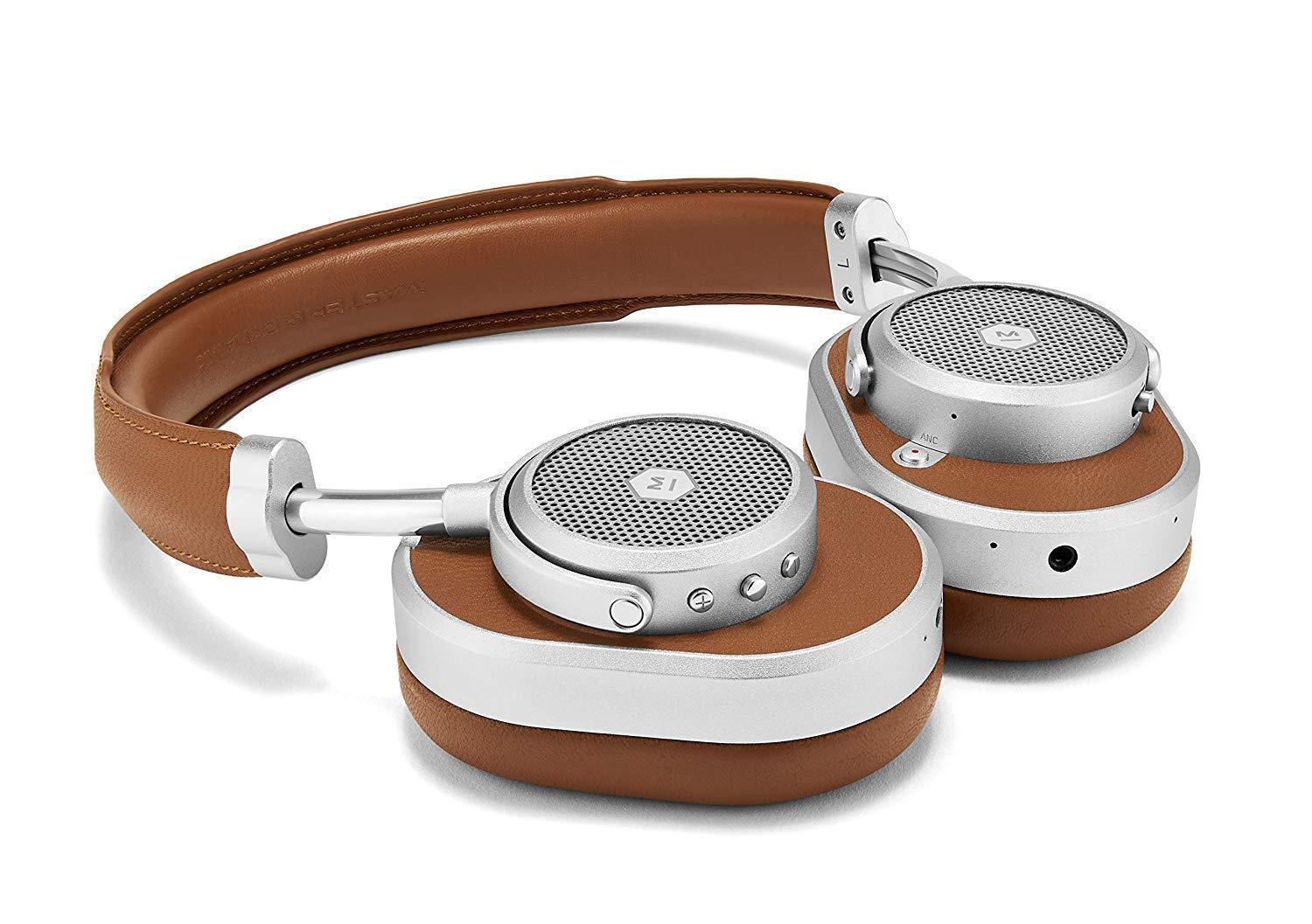 MASTER ＆ DYNAMIC Active Noise-Cancelling Wireless Headphones MW65 (Brown Leather/Silver Metal) MW65S2【Japan Domestic Genuine Products】【Ships from Japan】