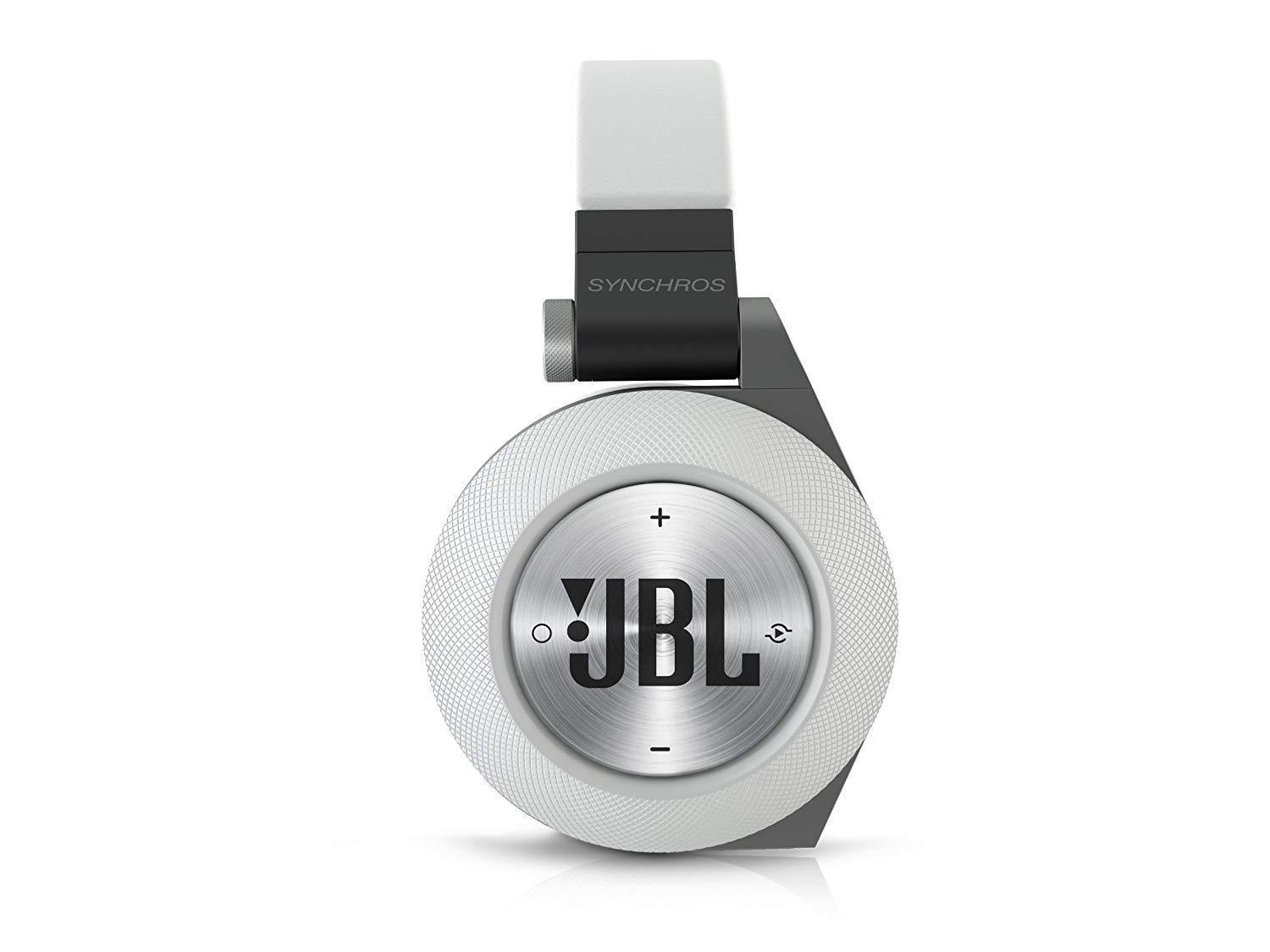 JBL E50BT White Premium Wireless Over-Ear Bluetooth Stereo Headphone, White
