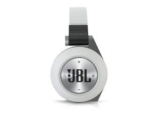 JBL E50BT White Premium Wireless Over-Ear Bluetooth Stereo Headphone, White
