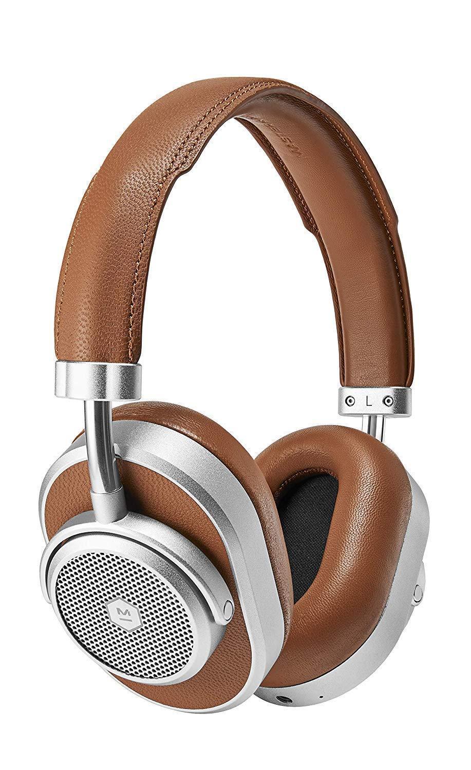 MASTER ＆ DYNAMIC Active Noise-Cancelling Wireless Headphones MW65 (Brown Leather/Silver Metal) MW65S2【Japan Domestic Genuine Products】【Ships from Japan】