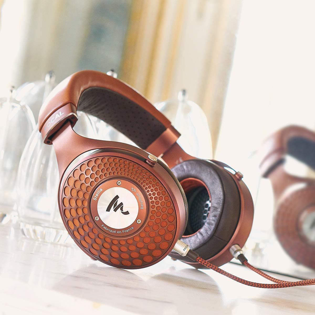 Focal Stellia Closed-Back Circum-Aural Over-Ear Headphones (Cognac)