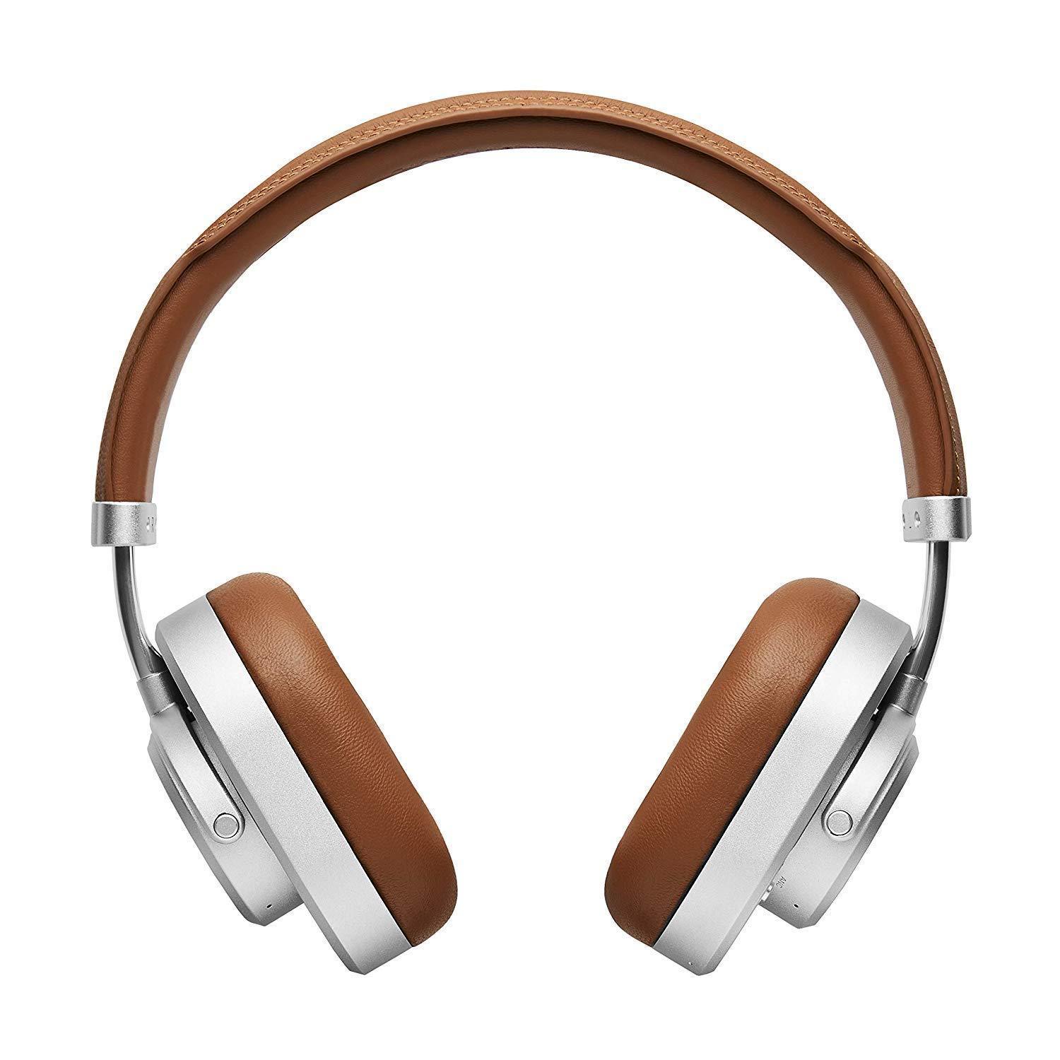 MASTER ＆ DYNAMIC Active Noise-Cancelling Wireless Headphones MW65 (Brown Leather/Silver Metal) MW65S2【Japan Domestic Genuine Products】【Ships from Japan】