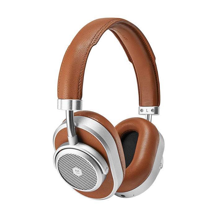 MASTER ＆ DYNAMIC Active Noise-Cancelling Wireless Headphones MW65 (Brown Leather/Silver Metal) MW65S2【Japan Domestic Genuine Products】【Ships from Japan】